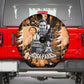 Rosa Parks Spare Tire Cover Sepia Collage Design Civil Rights Icon I Believe There Is Only One Race Quote - African Pride