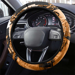 Rosa Parks Steering Wheel Cover Sepia Collage Design Civil Rights Icon I Believe There Is Only One Race Quote - African Pride