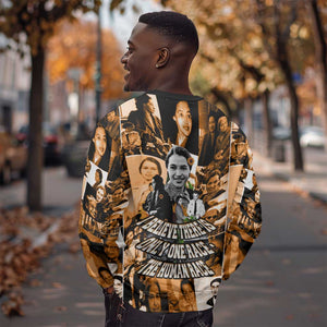 Rosa Parks Sweatshirt Sepia Collage Design Civil Rights Icon I Believe There Is Only One Race Quote - African Pride