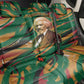 Frederick Douglass Back Car Seat Cover Green Abstract Design Civil Rights Leader Quote on Race and Humanity - African Pride