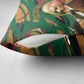Frederick Douglass Pillow Cover Green Abstract Design Civil Rights Leader Quote on Race and Humanity - African Pride