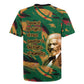 Frederick Douglass Rugby Jersey Green Abstract Design Civil Rights Leader Quote on Race and Humanity TS04