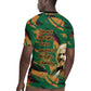 Frederick Douglass Rugby Jersey Green Abstract Design Civil Rights Leader Quote on Race and Humanity TS04