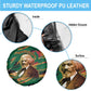 Frederick Douglass Spare Tire Cover Green Abstract Design Civil Rights Leader Quote on Race and Humanity - African Pride