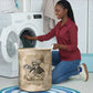 Frederick Douglass Laundry Basket Sepia Newspaper Collage Civil Rights March Historic Quote Design - African Pride
