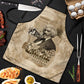 Frederick Douglass Apron Sepia Newspaper Collage Civil Rights March Historic Quote Design - African Pride