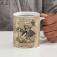 Frederick Douglass Ceramic Mug Sepia Newspaper Collage Civil Rights March Historic Quote Design - African Pride