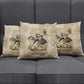 Frederick Douglass Pillow Cover Sepia Newspaper Collage Civil Rights March Historic Quote Design - African Pride