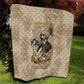 Frederick Douglass Quilt Sepia Newspaper Collage Civil Rights March Historic Quote Design - African Pride