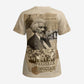 Frederick Douglass Scrub Top Sepia Newspaper Collage Civil Rights March Historic Quote Design - African Pride