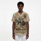 Frederick Douglass Scrub Top Sepia Newspaper Collage Civil Rights March Historic Quote Design - African Pride