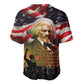 Frederick Douglass Baseball Jersey American Flag Background Powerful Quote Build Strong Children Civil Rights Tribute TS04