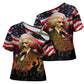 Frederick Douglass Cross Shoulder Shirt American Flag Background Powerful Quote Build Strong Children Civil Rights Tribute - African Pride