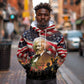 Frederick Douglass Hoodie American Flag Background Powerful Quote Build Strong Children Civil Rights Tribute - African Pride