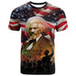 Frederick Douglass T shirt American Flag Background Powerful Quote Build Strong Children Civil Rights Tribute TS04