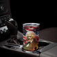 Frederick Douglass Tumbler Cup American Flag Background Powerful Quote Build Strong Children Civil Rights Tribute - African Pride