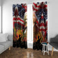 Frederick Douglass Window Curtain American Flag Background Powerful Quote Build Strong Children Civil Rights Tribute - African Pride