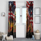 Frederick Douglass Window Curtain American Flag Background Powerful Quote Build Strong Children Civil Rights Tribute - African Pride