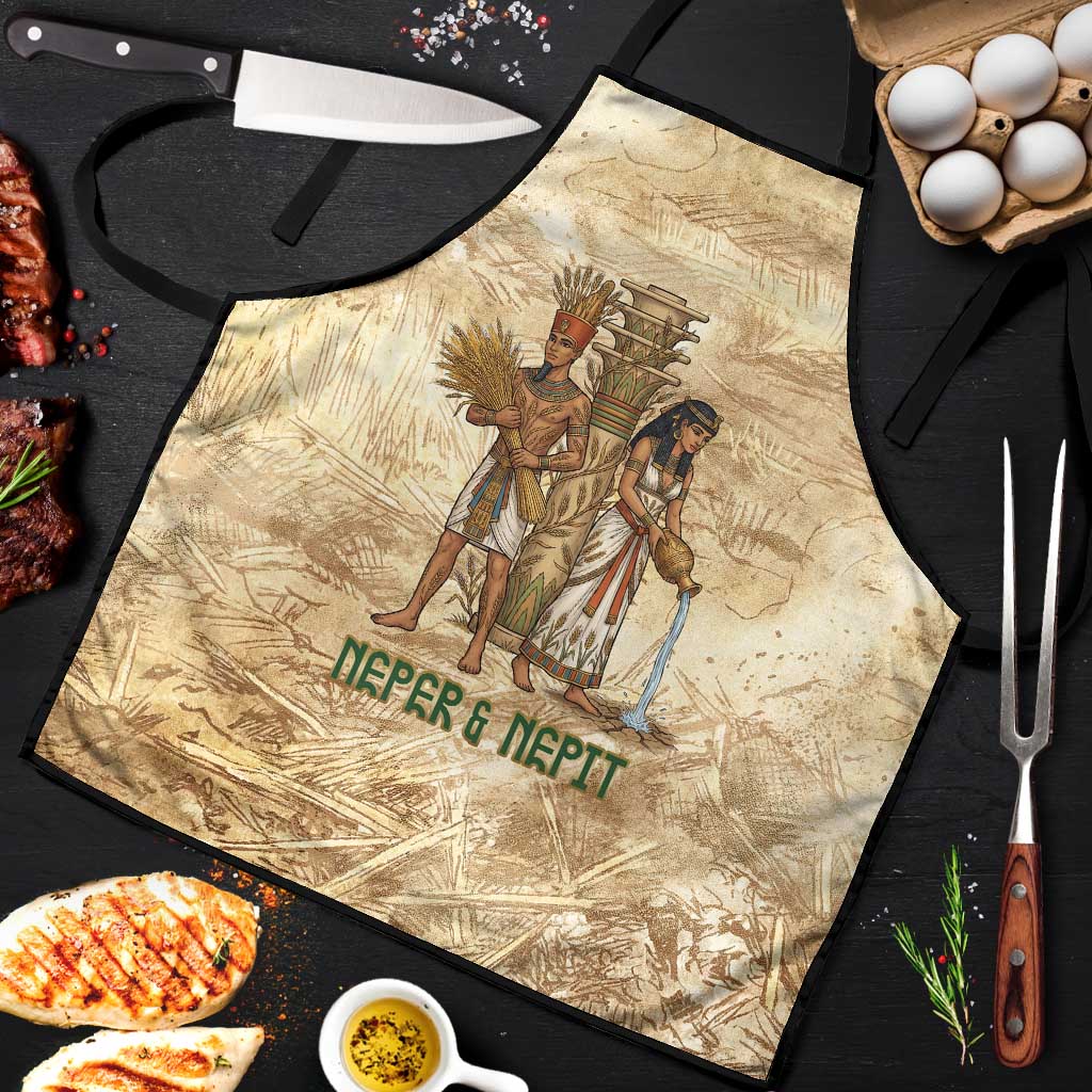Neper and Nepit Apron Ancient Harvest and Fertility Design with Sickle and Grain