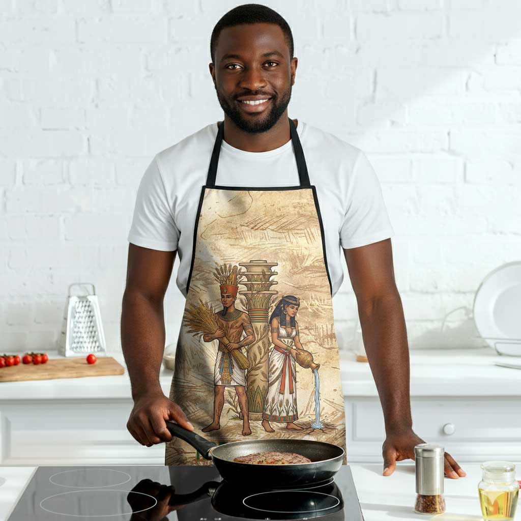 Neper and Nepit Apron Ancient Harvest and Fertility Design with Sickle and Grain
