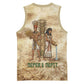 Neper and Nepit Basketball Jersey Ancient Harvest and Fertility Design with Sickle and Grain