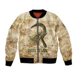 Neper and Nepit Bomber Jacket Ancient Harvest and Fertility Design with Sickle and Grain