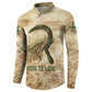 Neper and Nepit Button Sweatshirt Ancient Harvest and Fertility Design with Sickle and Grain
