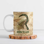Neper and Nepit Ceramic Mug Ancient Harvest and Fertility Design with Sickle and Grain
