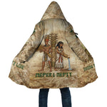 Neper and Nepit Cloak Ancient Harvest and Fertility Design with Sickle and Grain
