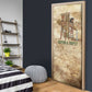 Neper and Nepit Door Cover Ancient Harvest and Fertility Design with Sickle and Grain