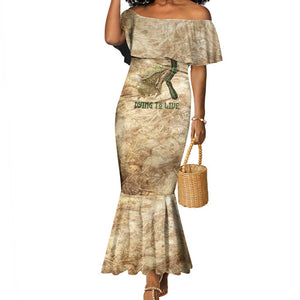 Neper and Nepit Mermaid Dress Ancient Harvest and Fertility Design with Sickle and Grain