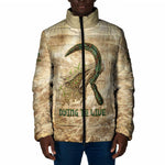 Neper and Nepit Padded Jacket Ancient Harvest and Fertility Design with Sickle and Grain