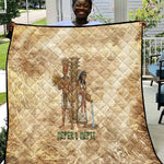 Neper and Nepit Quilt Ancient Harvest and Fertility Design with Sickle and Grain