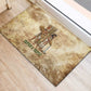 Neper and Nepit Rubber Doormat Ancient Harvest and Fertility Design with Sickle and Grain