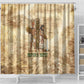 Neper and Nepit Shower Curtain Ancient Harvest and Fertility Design with Sickle and Grain