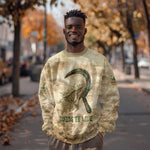 Neper and Nepit Sweatshirt Ancient Harvest and Fertility Design with Sickle and Grain