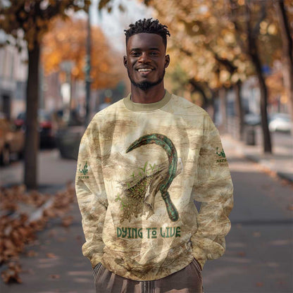 Neper and Nepit Sweatshirt Ancient Harvest and Fertility Design with Sickle and Grain