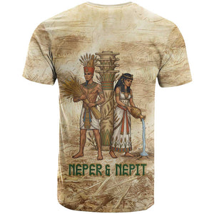 Neper and Nepit T shirt Ancient Harvest and Fertility Design with Sickle and Grain