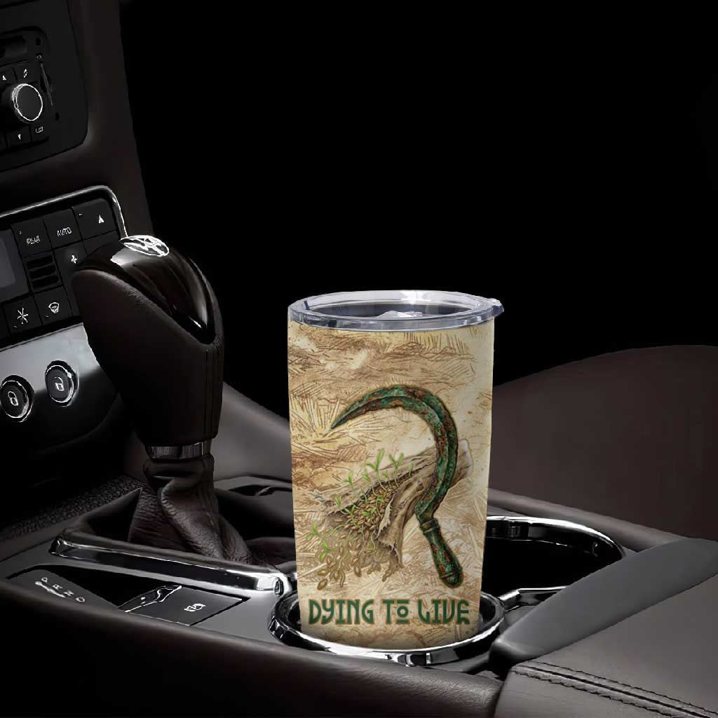 Neper and Nepit Tumbler Cup Ancient Harvest and Fertility Design with Sickle and Grain