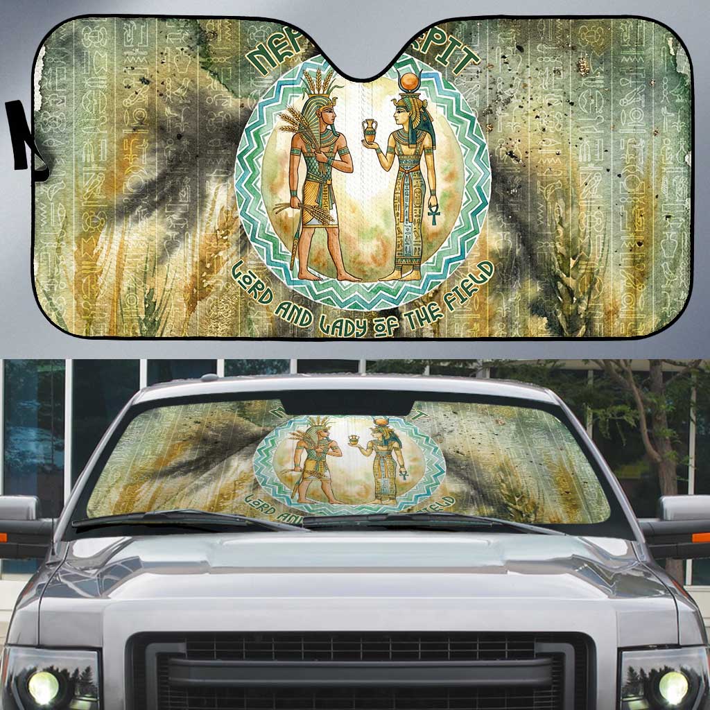 Neper and Nepit Auto Sun Shade Ancient Egyptian Seed Awakening and Fertility