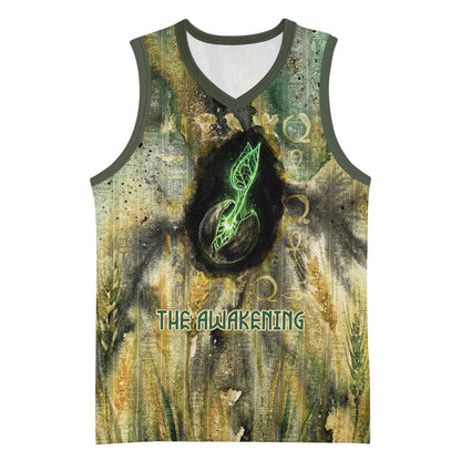 Neper and Nepit Basketball Jersey Ancient Egyptian Seed Awakening and Fertility