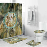 Neper and Nepit Bathroom Set Ancient Egyptian Seed Awakening and Fertility