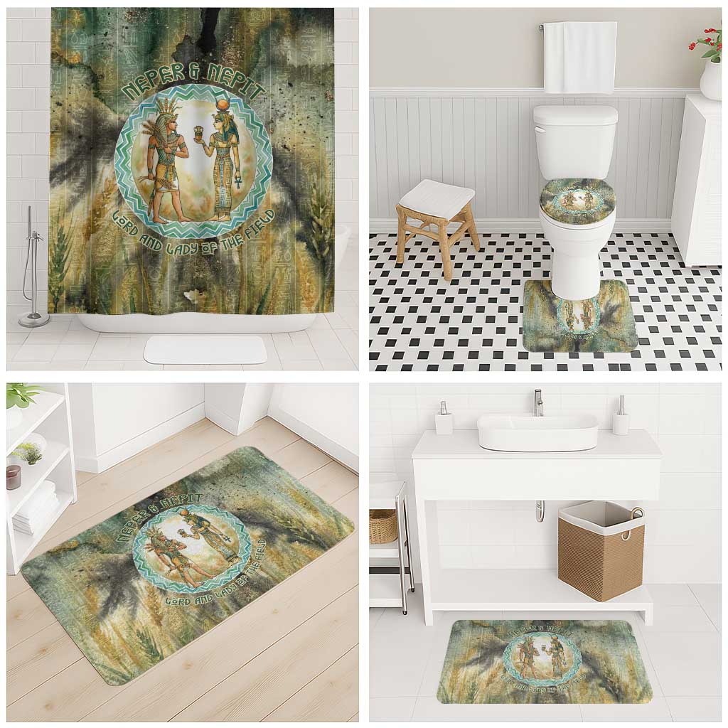 Neper and Nepit Bathroom Set Ancient Egyptian Seed Awakening and Fertility