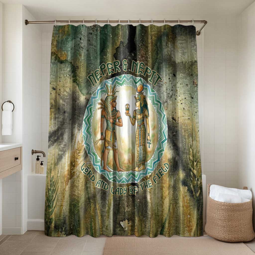 Neper and Nepit Bathroom Set Ancient Egyptian Seed Awakening and Fertility