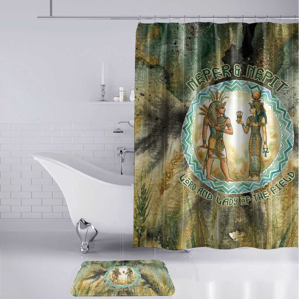 Neper and Nepit Bathroom Set Ancient Egyptian Seed Awakening and Fertility