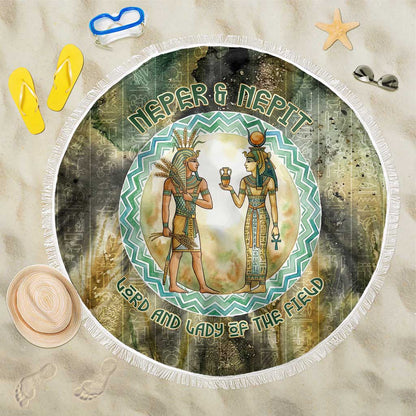 Neper and Nepit Beach Blanket Ancient Egyptian Seed Awakening and Fertility