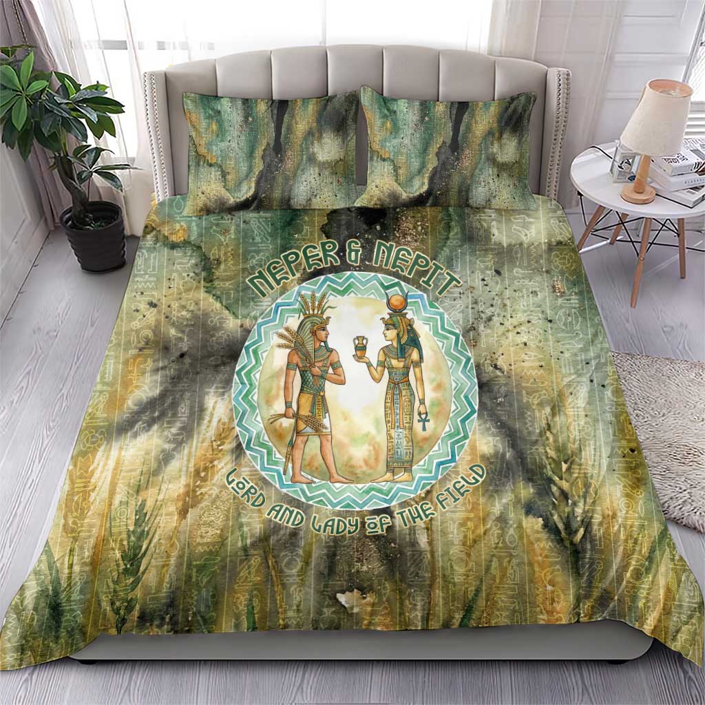 Neper and Nepit Bedding Set Ancient Egyptian Seed Awakening and Fertility