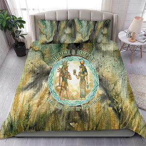 Neper and Nepit Bedding Set Ancient Egyptian Seed Awakening and Fertility