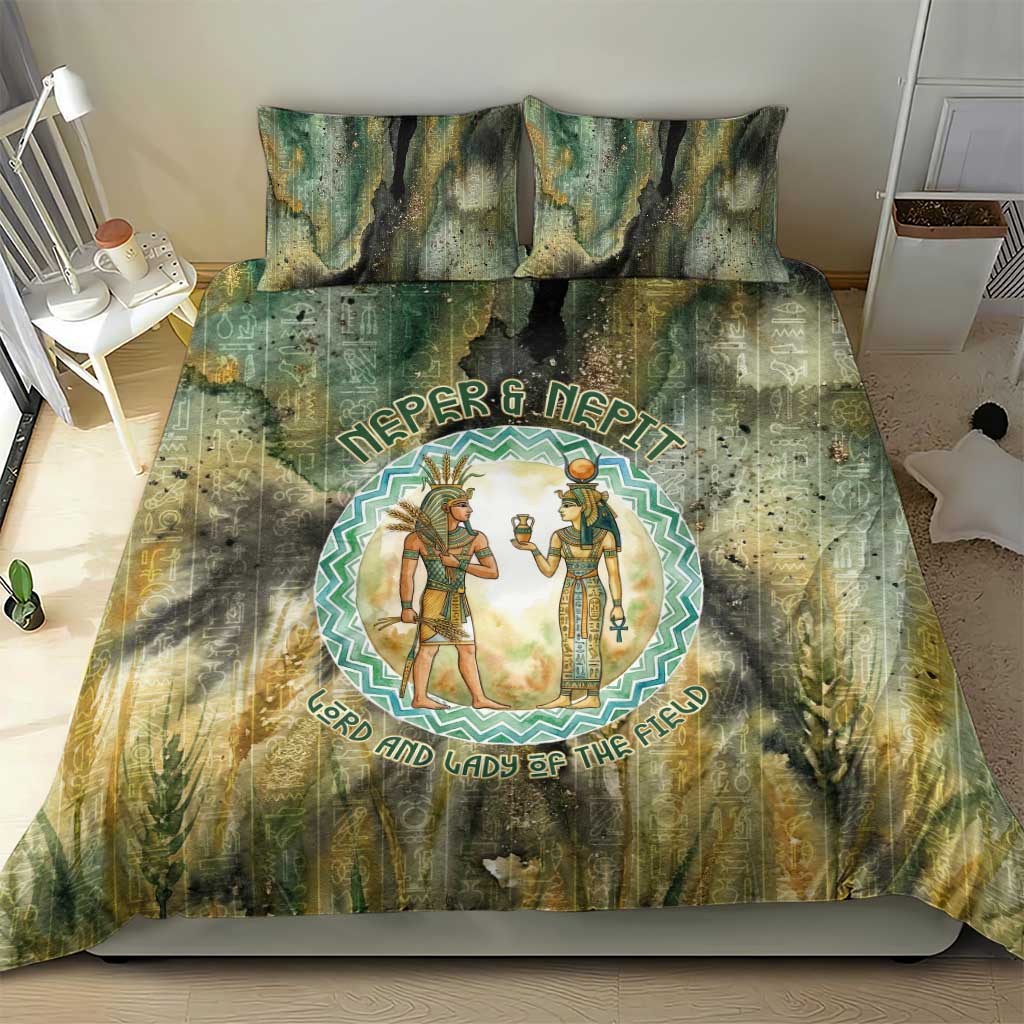 Neper and Nepit Bedding Set Ancient Egyptian Seed Awakening and Fertility