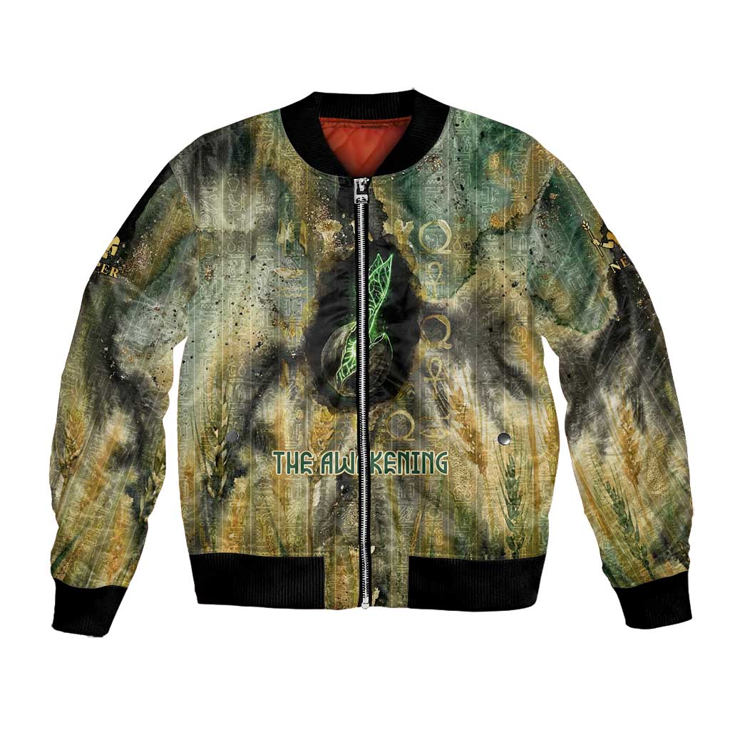 Neper and Nepit Bomber Jacket Ancient Egyptian Seed Awakening and Fertility